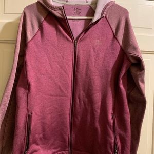 COPY - LL Beans purply fuschia zip up jacket